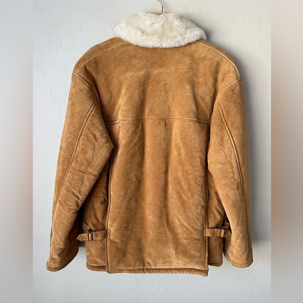 Vintage Marvin Richards leather faux fur lined jacket - Picture 9 of 11